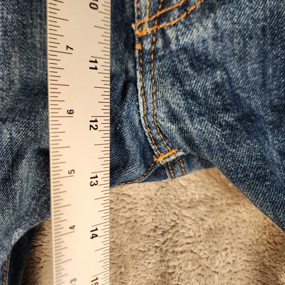 Levi's 501‎ Original Fit Jeans Mens 42x30 Good Button Fly Straight Leg FRAYED